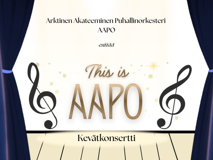 AAPOn kevätkonsettimainos.