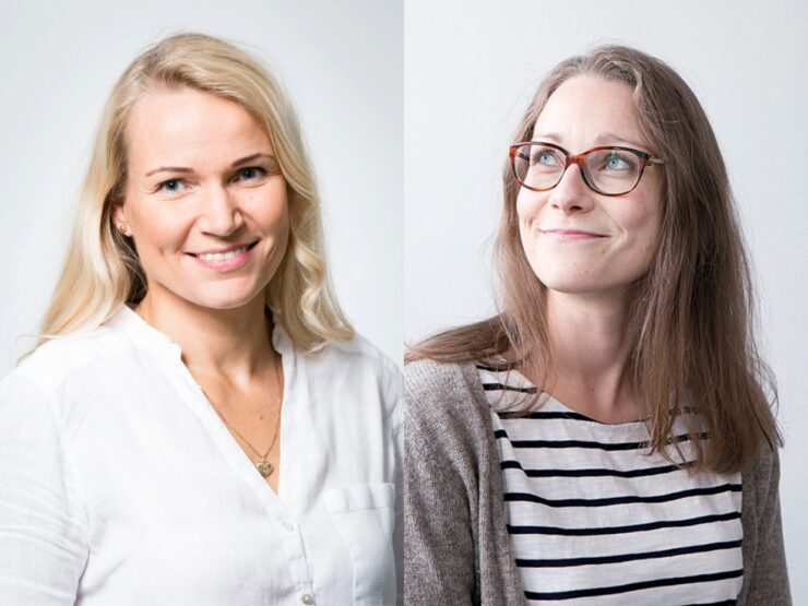 Marjaana Kangas ja Heidi Sinevaara-Niskanen.
