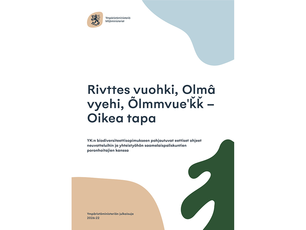 Rivttes vuohki, Olmâ vyehi, Õlmmvueʹǩǩ – Oikea tapa -julkaisun kansi.