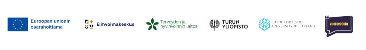 Vuorovedoin-hankkeen rahoittajien logot