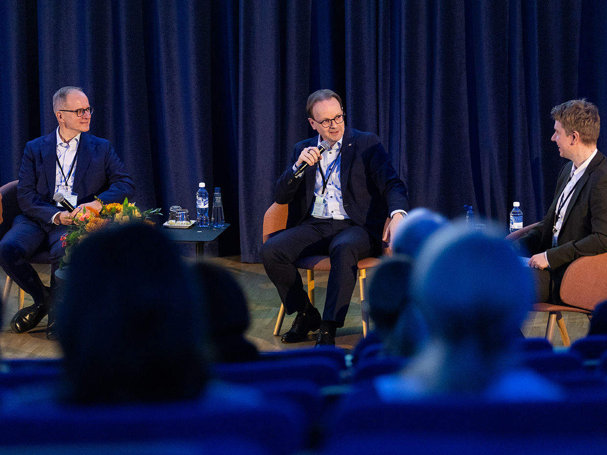 Tapio Määttä, Antti Syväjärvi ja Johan-Eerik Kukko.